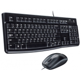 Клавиатура + мышь Logitech MK-120 Deluxe Black USB (кл+мышь) (920-002561) RTL