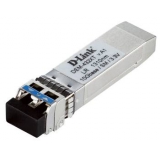 Модуль D-Link DEM-312GT2 Mini GBIC с 1 портом 1000Base-SX+ для многомодового оптического кабеля