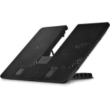 Подставка для ноутбука DEEPCOOL U-PAL черная, 2 вентилятора 140мм, до 15.6", 5 уровней наклона, USB 3.0